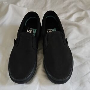 Vans Black Slip-On Sneakers